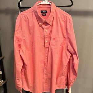 Chaps Men's Coral Button-Down Shirt